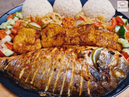 Dorade au four et accompagnement